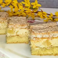 Pyszny przepis na ciasto paradiso z ananasem i kokosowym kremem