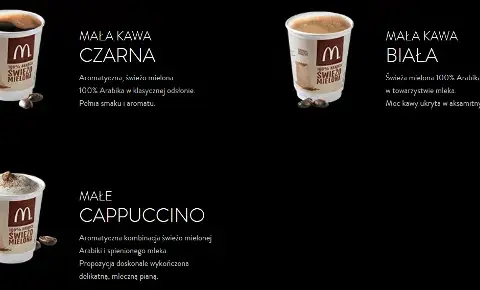 Ile kosztuje kawa w McDonald's? Sprawdź ceny i promocje teraz