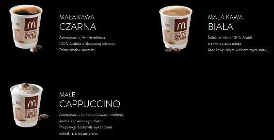 Ile kosztuje kawa w McDonald's? Sprawdź ceny i promocje teraz